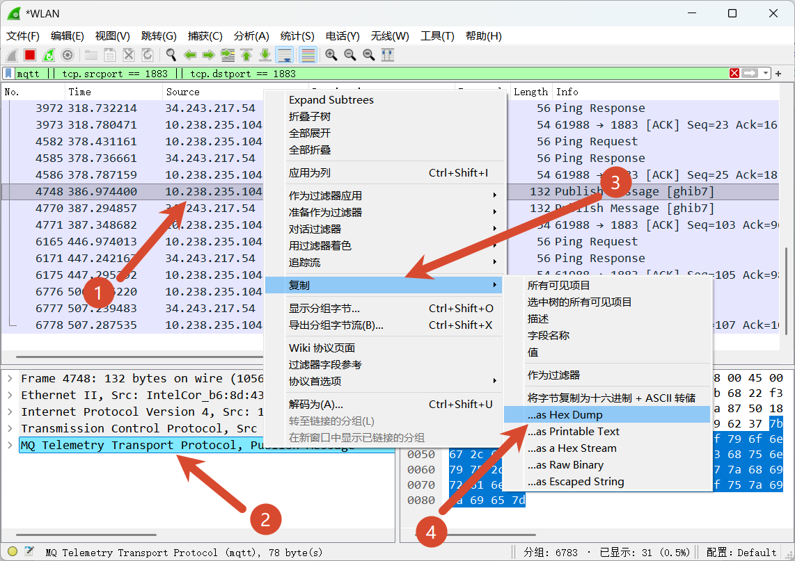 Publish 抓包结果 2